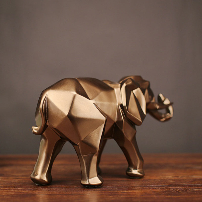 Nordic Style Abstract Resin Elephant Decor for Home