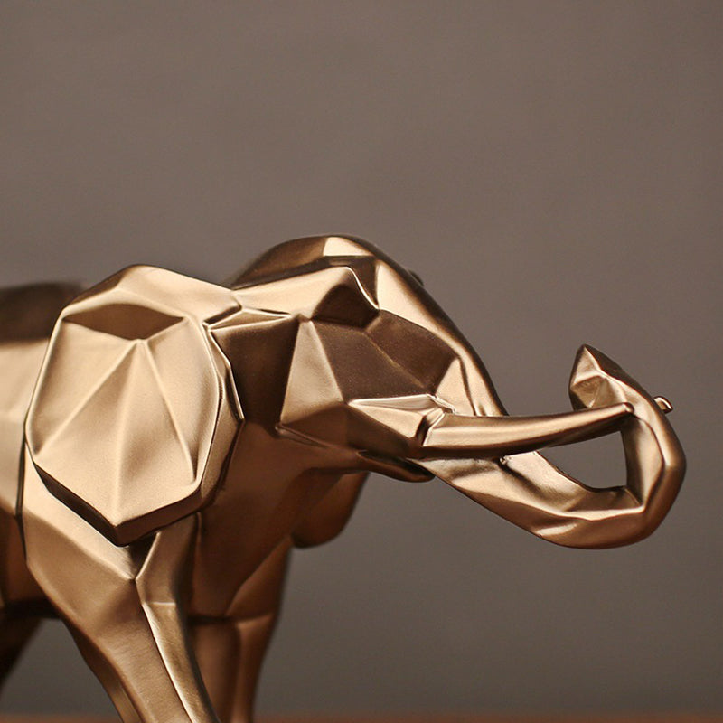Nordic Style Abstract Resin Elephant Decor for Home