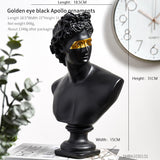 Nordic Luxury Apollo Gold Eye Resin Home Decor Piece