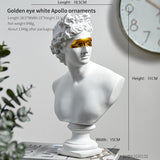 Nordic Luxury Apollo Gold Eye Resin Home Decor Piece